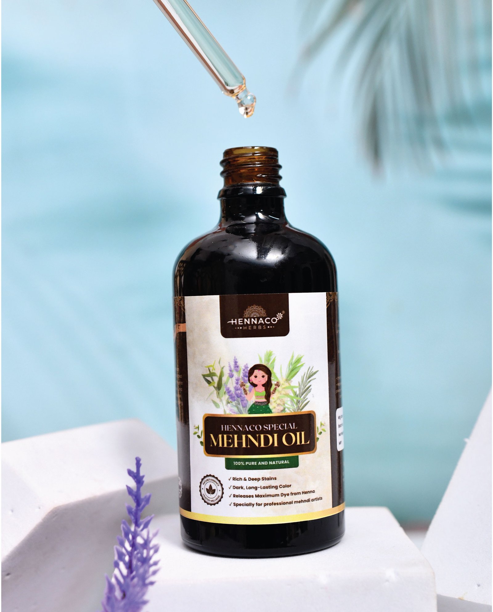 HENNACO SPECIAL MEHNDI OIL 100ml - Image 6