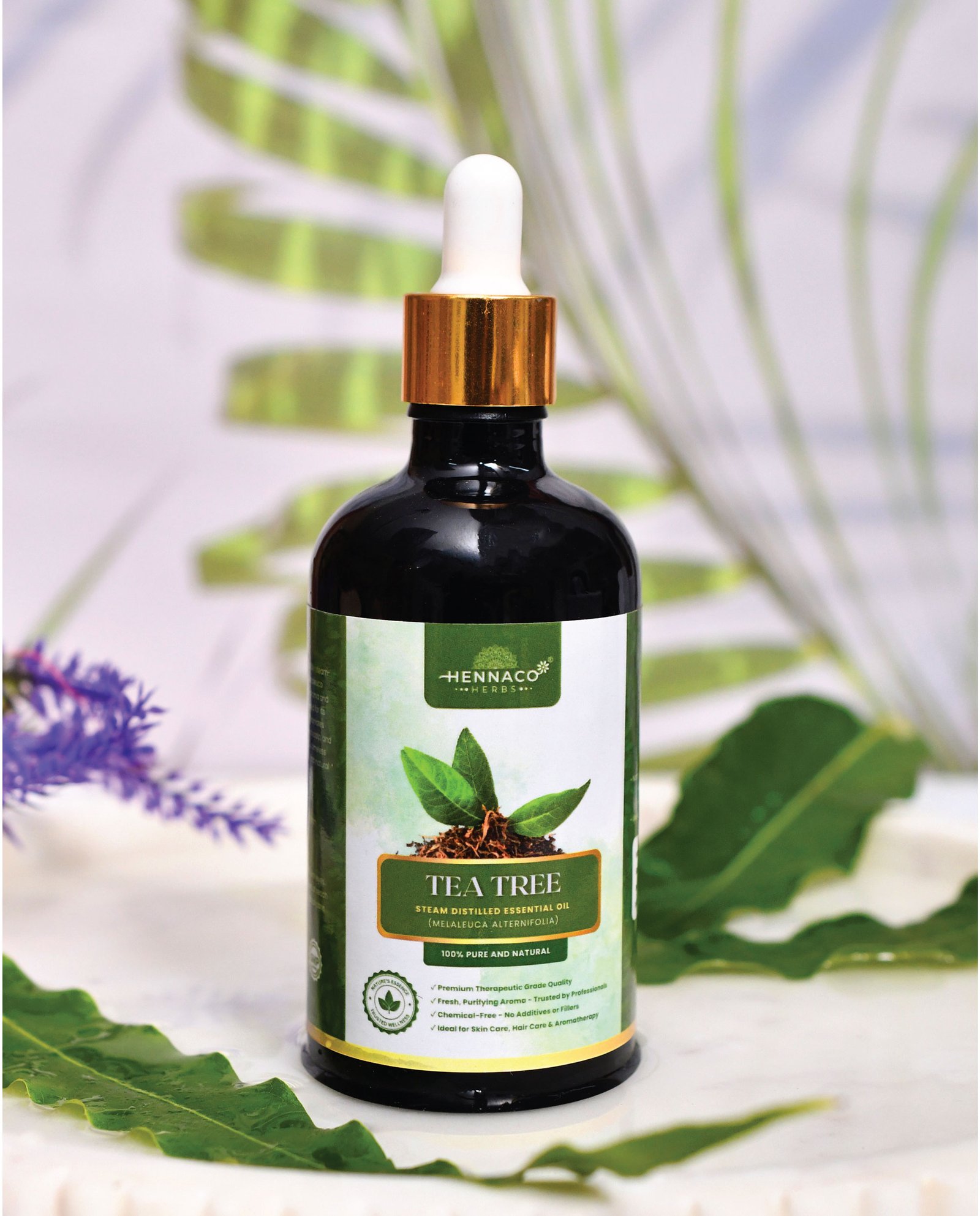 HENNACO TEA TREE ESSENTIAL OIL 100ml - Image 6