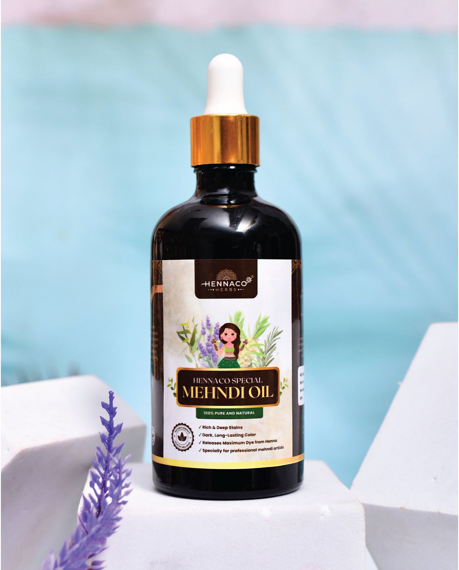 HENNACO SPECIAL MEHNDI OIL 100ml - Image 7