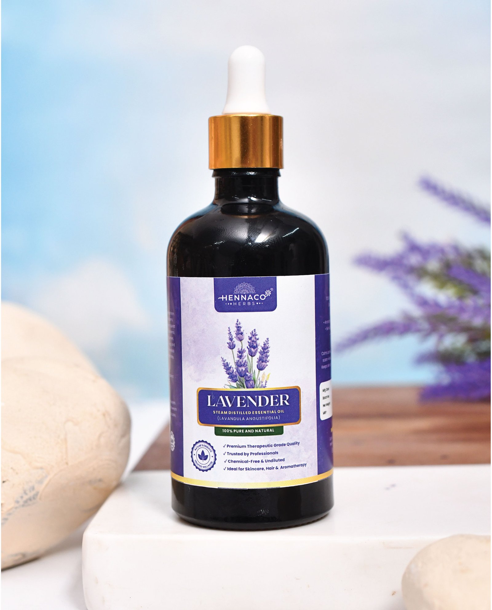 HENNACO LAVENDAR ESSENTIAL OIL 100ml - Image 5