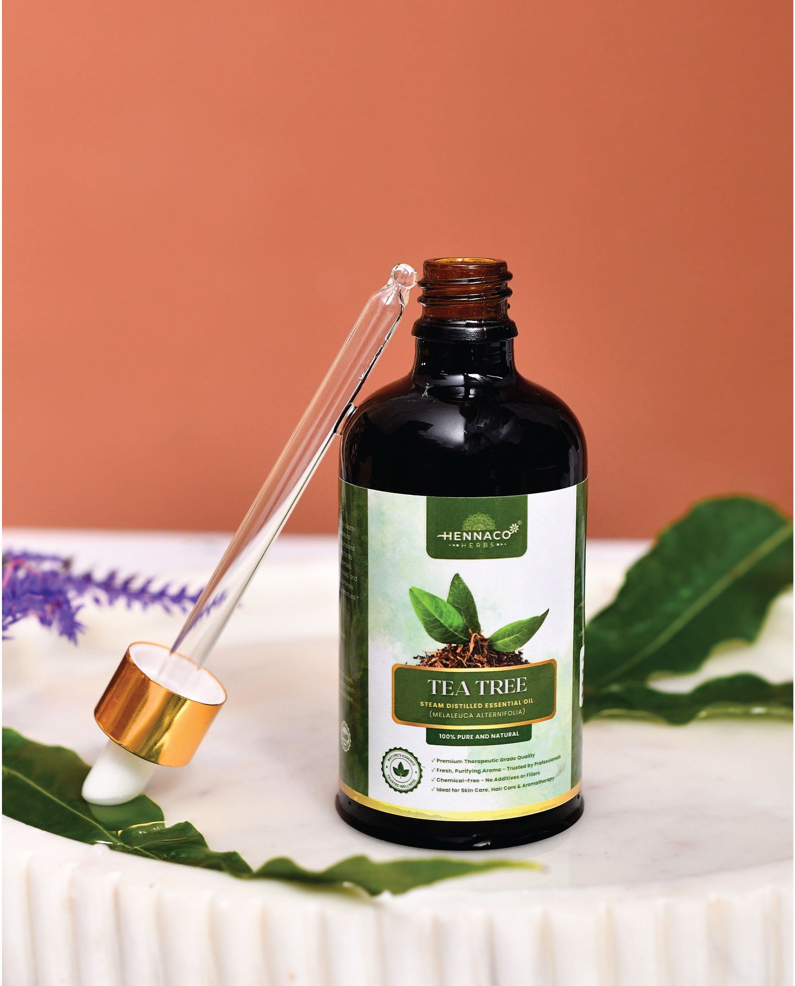 HENNACO TEA TREE ESSENTIAL OIL 100ml - Image 7